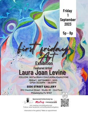 Artist Laura Joan Levine To Have Show At Side Street Gallery In Philadelphia, Pa.